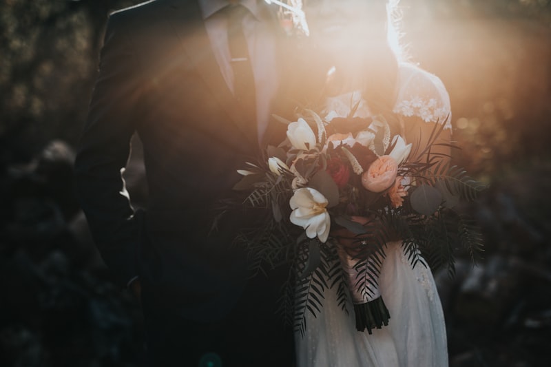 Luxury rose arch proposal setup