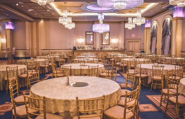Wedding venue decoration